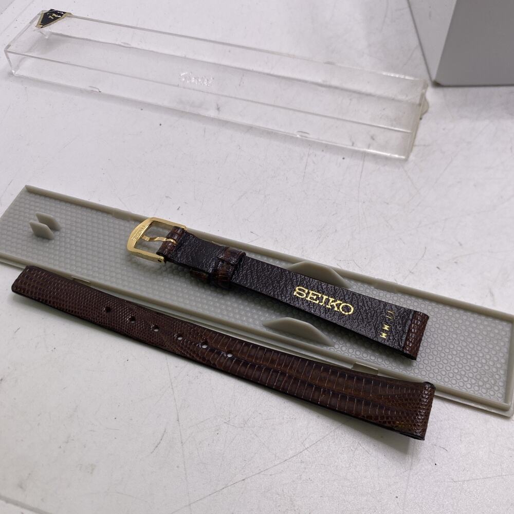 Seiko Vintage Nos 11mm Watch Band Lizard Band